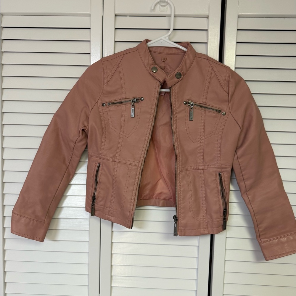 Joujou leather jacket youth size M (10)